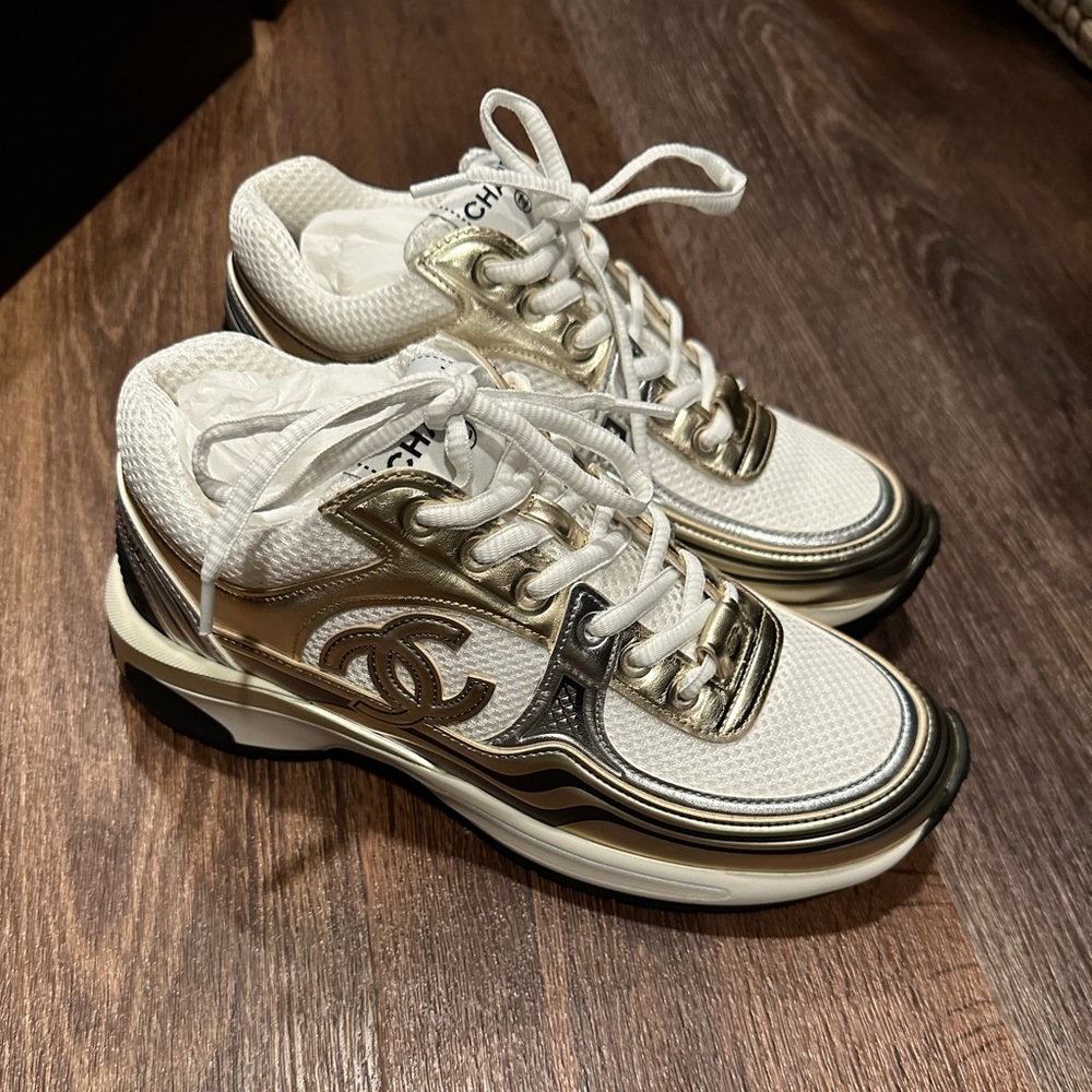 NWT Chanel Sneakers 37.5